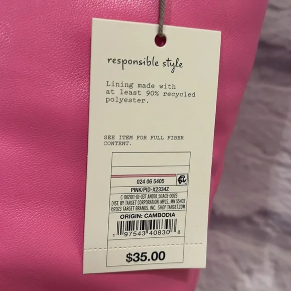 A new day Pink Puff bag. No strap nwt - Picture 4 of 4